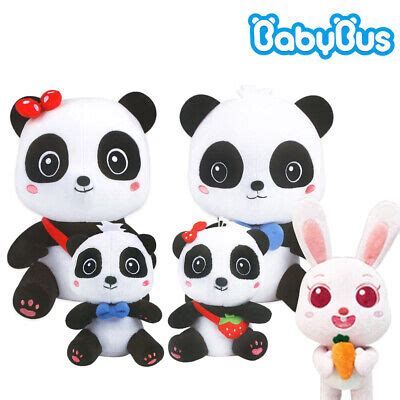 BabyBus Panda KIKI MIUMIU MOMO Character Soft Plush Toy 